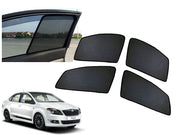 Z-Black Window Plug-in Half Sun Shades Car Curtain for Skoda