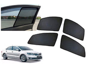 Z-Black Window Plug-in Half Sun Shades Car Curtain for Skoda