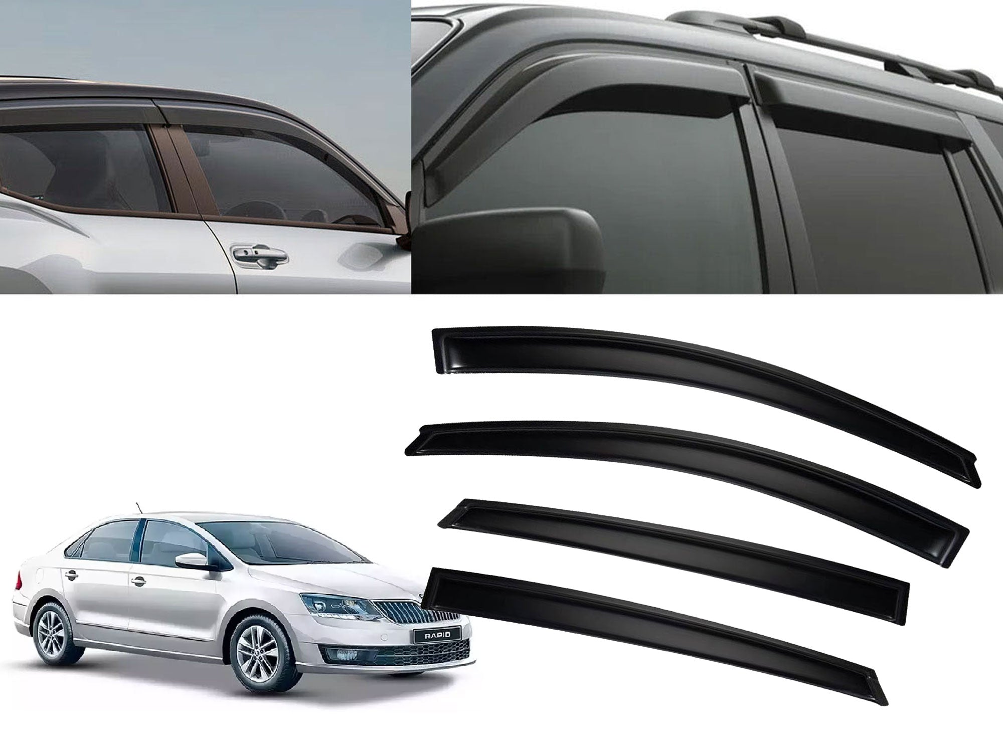 Auto Pearl Premium Door Visors for Skoda | All Models