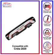 Bumper Diffuser (Front/Rear) Set Reflector Imported Quality Compatible with Creta 2020 (Red Black)