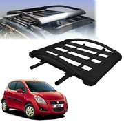 Car Roof Luggage (4x 4) Frame Aluminum Roof Frame Universal Roof Frame Travel Frame Load Frame Load Over 100 kg Roof Shelves Luggage Box Roof Rack (Black)