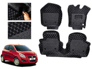 7D Car Floor Mats Luxury Leatherite 7D-Car Floor Mat with Velcro-Tape
