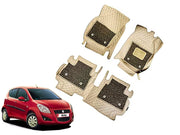 7D Car Floor Mats Luxury Leatherite 7D-Car Floor Mat with Velcro-Tape