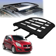 Car Roof Luggage (4x 4) Frame Aluminum Roof Frame Universal Roof Frame Travel Frame Load Frame Load Over 100 kg Roof Shelves Luggage Box Roof Rack (Black)