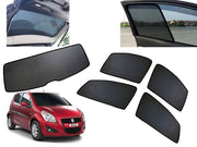 Z-Black Car Window Plug-in Half Sun Shades & Rear Dicky Curtain (Combo) for Maruti