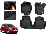 7D Car Floor Mats Luxury Leatherite 7D-Car Floor Mat with Velcro-Tape