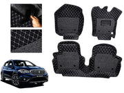 7D Car Floor Mats Luxury Leatherite 7D-Car Floor Mat with Velcro-Tape