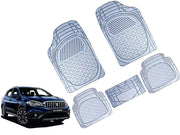 Heavy Duty Transparent 4Pcs PVC Rubber 6204 Clear Car Mat