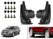 O.E Type Custom Front and Rear Mud Flap Guard (Set of 4 Pcs) | Compatible with MARUTI | Black