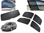 Z-Black Car Window Plug-in Half Sun Shades & Rear Dicky Curtain (Combo) for Maruti