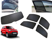 Z-Black Car Window Plug-in Half Sun Shades & Rear Dicky Curtain (Combo) for Maruti