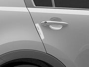 4 Pcs Car Door Edge Guard Original i-POP Silver, Anti-Collision Strip, Anti-Impact, Anti-Scratch Door Protector