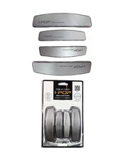 4 Pcs Car Door Edge Guard Original i-POP Silver, Anti-Collision Strip, Anti-Impact, Anti-Scratch Door Protector