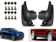 O.E Type Custom Front and Rear Mud Flap Guard (Set of 4 Pcs) | Compatible with TATA | Black