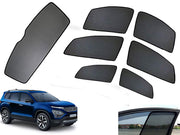 Z-Black Car Window Plug-in Half Sun Shades & Rear Dicky Curtain (Combo) for TATA