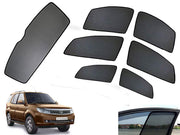 Z-Black Car Window Plug-in Half Sun Shades & Rear Dicky Curtain (Combo) for TATA