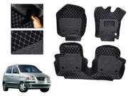 7D Car Floor Mats Luxury Leatherite 7D-Car Floor Mat with Velcro-Tape
