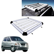 Car Roof Luggage Frame Aluminum Roof Frame Universal Roof Frame Travel Frame Load Frame Load Over 100 kg Roof Shelves Luggage Box Roof Rack (Silver)