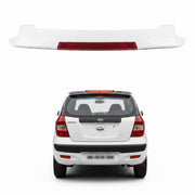 Auto Pearl Roof Wing Rear Spoiler Compatible with Santro Xing |Car Spoiler with Brake Light | Color - White