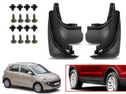O.E Type Custom Front and Rear Mud Flap Guard (Set of 4 Pcs) | Compatible with HYUNDAI | Black