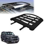 Car Roof Luggage (4x 4) Frame Aluminum Roof Frame Universal Roof Frame Travel Frame Load Frame Load Over 100 kg Roof Shelves Luggage Box Roof Rack (Black)