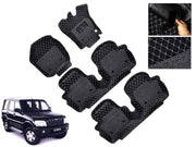 7D Car Floor Mats Luxury Leatherite 7D-Car Floor Mat with Velcro-Tape