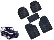 Heavy Duty Transparent 4Pcs PVC Rubber Car Mat