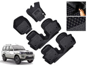 7D Car Floor Mats Luxury Leatherite 7D-Car Floor Mat with Velcro-Tape