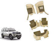 7D Car Floor Mats Luxury Leatherite 7D-Car Floor Mat with Velcro-Tape