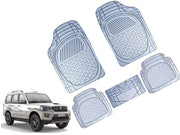 Heavy Duty Transparent 4Pcs PVC Rubber 6204 Clear Car Mat