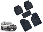 Heavy Duty Transparent 4Pcs PVC Rubber Car Mat