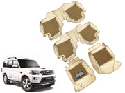 9X Car Floor Mats Luxury Leatherite 9X-Car Floor Mat with Velcro-Tape
