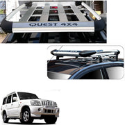 Car Roof Quest Luggage (4x 4) Frame Aluminum Roof Frame Universal Roof Frame Travel Frame Load Frame Load Over 100 kg Roof Shelves Luggage Box Roof Rack (Silver)