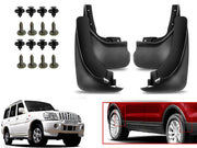 O.E Type Custom Front and Rear Mud Flap Guard (Set of 4 Pcs) | Compatible with MAHINDRA | Black