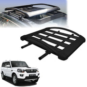 Car Roof Luggage (4x 4) Frame Aluminum Roof Frame Universal Roof Frame Travel Frame Load Frame Load Over 100 kg Roof Shelves Luggage Box Roof Rack (Black)