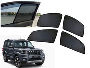 Z-Black Window Plug-in Half Sun Shades Car Curtain for Mahindra