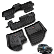 Auto Pearl Premium Life Long Black Floor Mats Custom Fit Car Floor Mats | Odor Free Virgin Polymer | All Weather Waterproof Protection | Edge to Edge Coverage