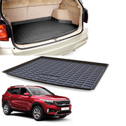 PVC Dustproof, Waterproof, Foldable & Antiskid Car Dicky, Trunk, Boot Mat Dicky Mat (Black)