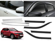 Auto Pearl Premium Door Visors for Kia | Carens 2022 6PC, Seltos, Sonet