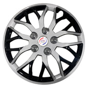 Press Type Hubcap Viva Wheel Cover Replacements for OEM Steel Wheels Polypropylene Material with Retention Ring | Set of 4 Pcs