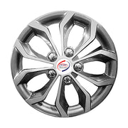 Press Type Hubcap Pearl Wheel Cover Replacements for OEM Steel Wheels Polypropylene Material with Retention Ring | Set of 4 Pcs