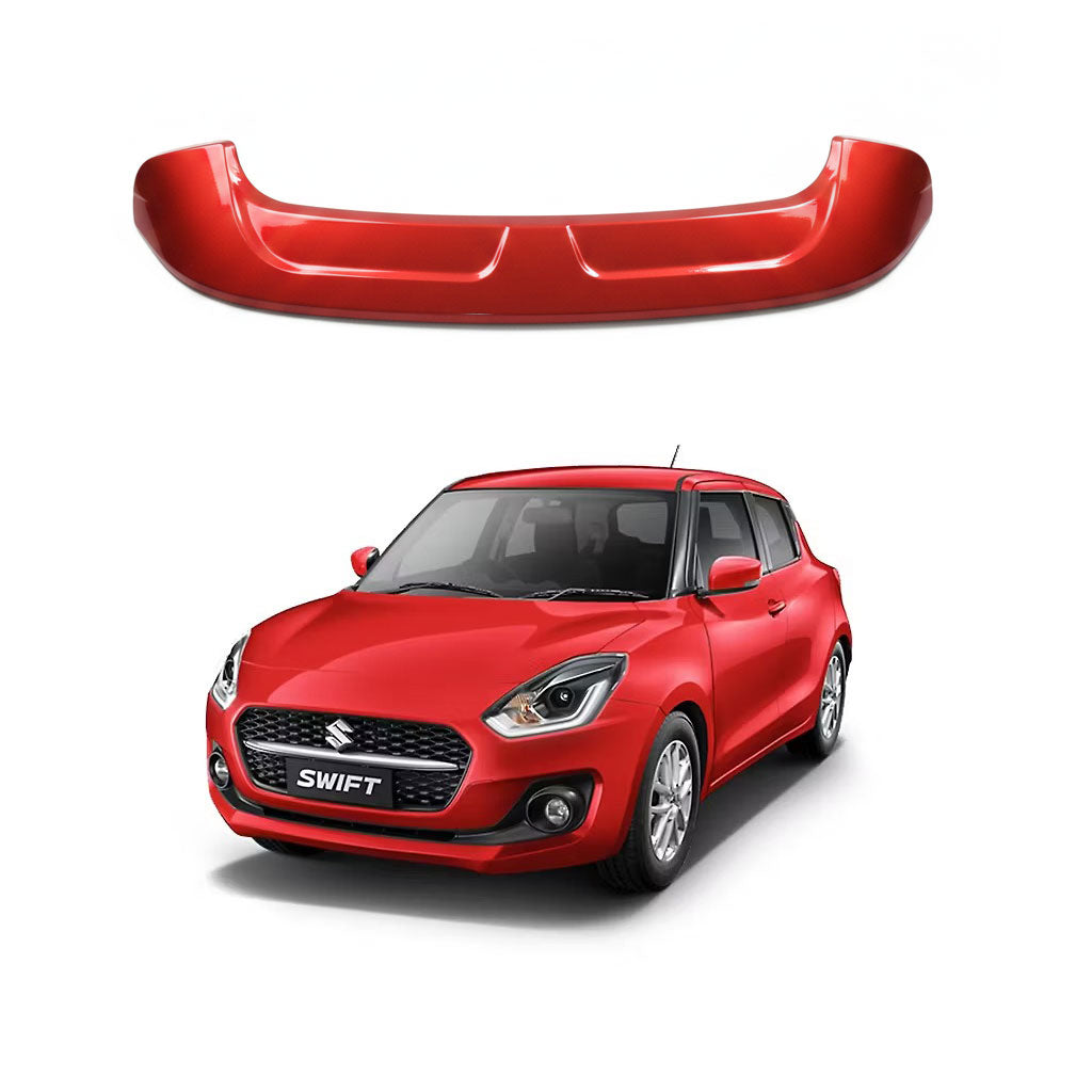 Auto Pearl Roof Wing Rear Spoiler Compatible with Swift 2024 | Car Spoiler without Brake Light
