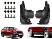 O.E Type Custom Front and Rear Mud Flap Guard (Set of 4 Pcs) | Compatible with KIA | Black