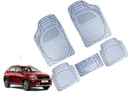 Heavy Duty Transparent 4Pcs PVC Rubber 6204 Clear Car Mat