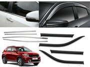 Auto Pearl Premium Door Visors for Kia | Carens 2022 6PC, Seltos, Sonet