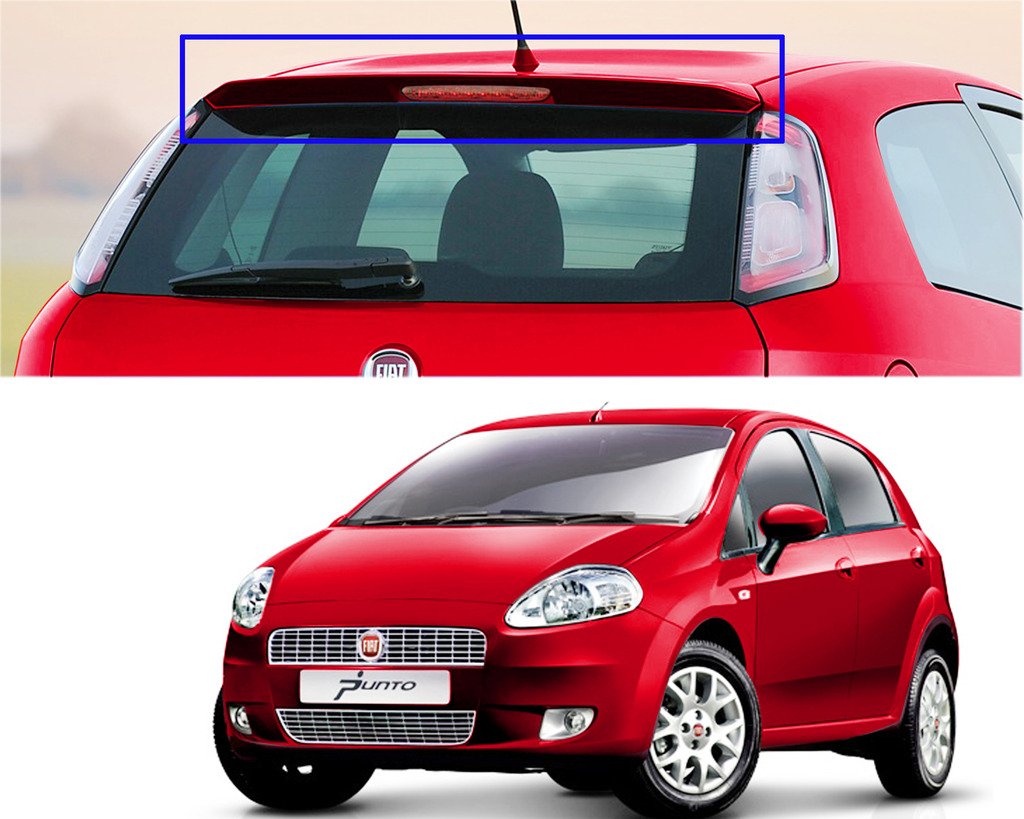 O.E. Type Car Spoiler for Punto (Exotica Red)