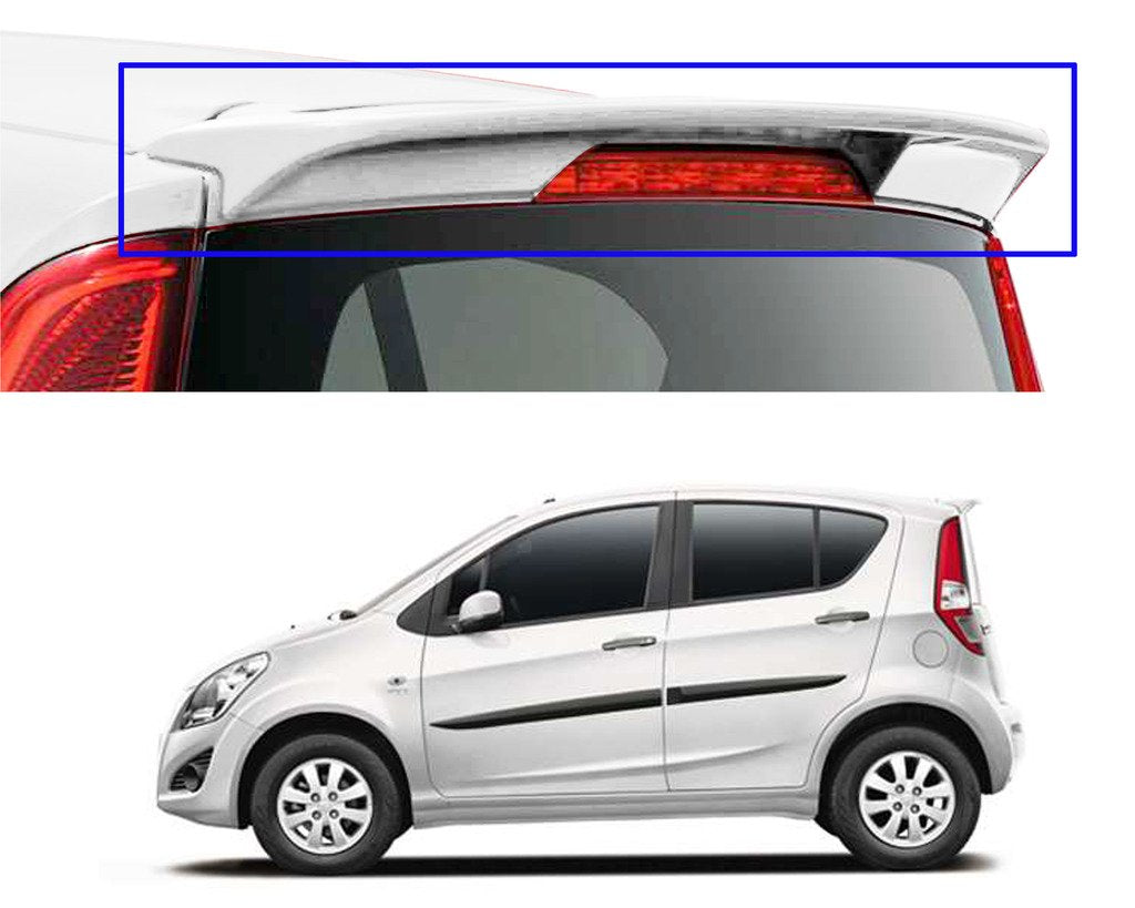 OE Type Car Spoiler for Ritz Without Light (White)