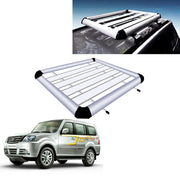 Car Roof Luggage Frame Aluminum Roof Frame Universal Roof Frame Travel Frame Load Frame Load Over 100 kg Roof Shelves Luggage Box Roof Rack (Silver)