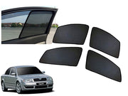 Z-Black Window Plug-in Half Sun Shades Car Curtain for Skoda