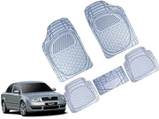 Heavy Duty Transparent 4Pcs PVC Rubber 6204 Clear Car Mat